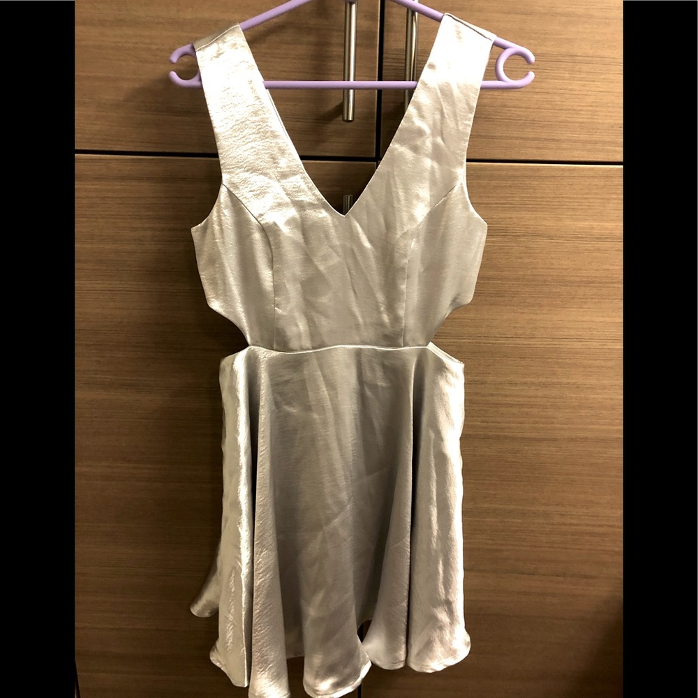 Urban Outfitters Silence + Noise Silver Dress